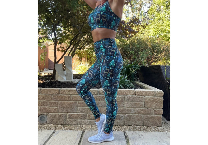 Enchanted Forest leggings with pockets