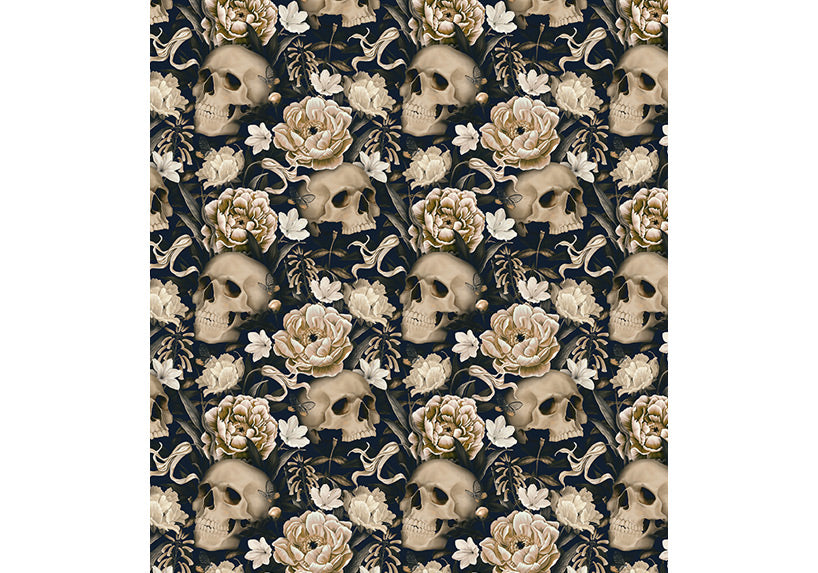 Winter Gothic Garden Leggings with Pockets