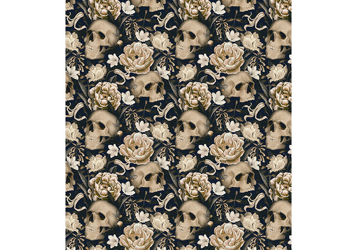 Winter Gothic Garden Leggings with Pockets