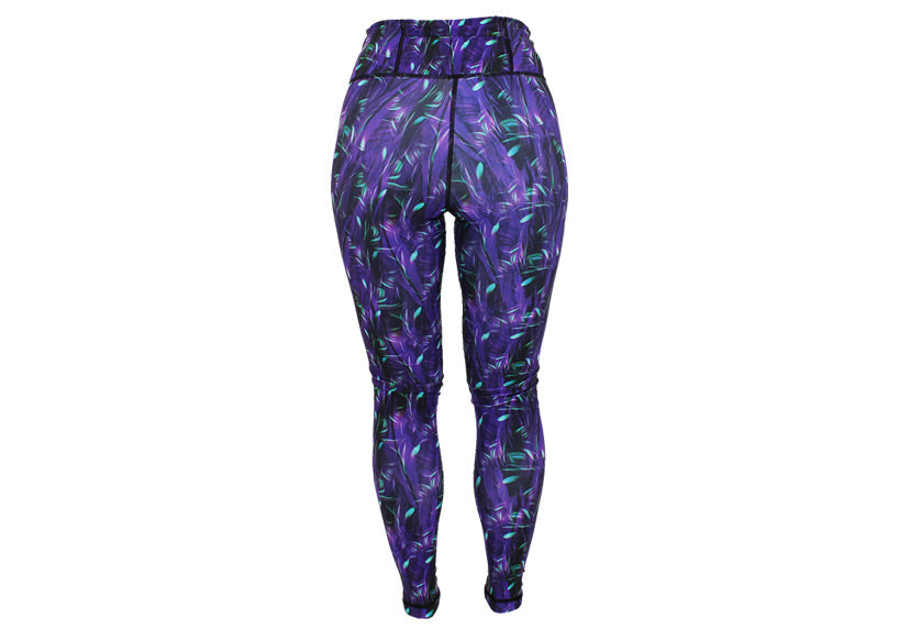 Winter Indigo Whispers Leggings with Pockets