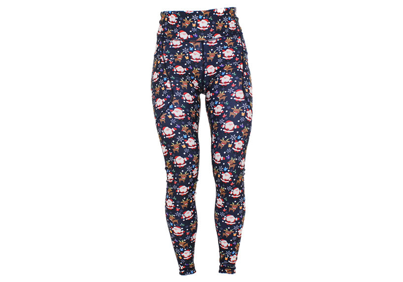 PRE ORDER Winter Santa Squad Leggings with Pockets