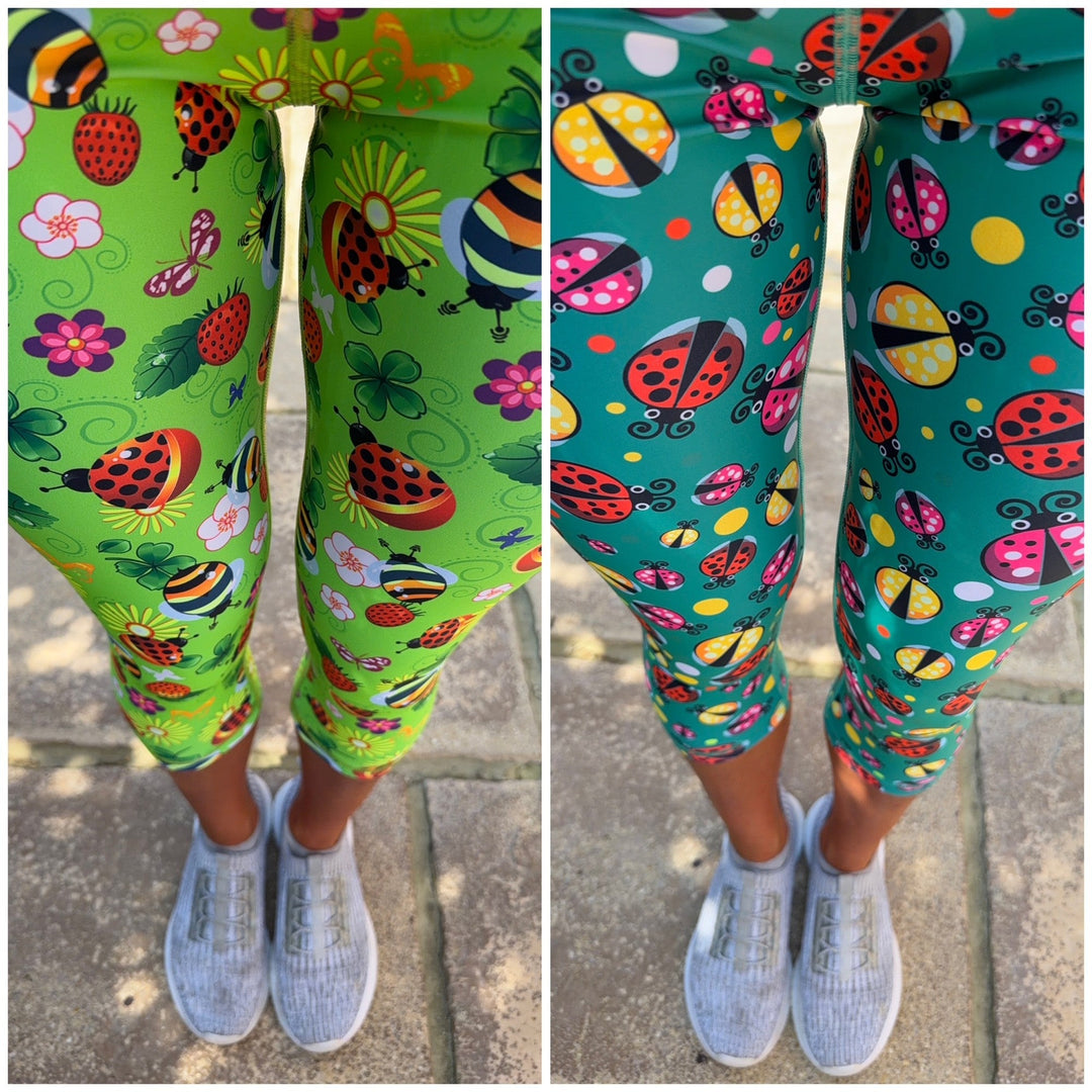 New Ladybirds & Bugs n Berries Sports Leggings | Colourful Gym Wear UK