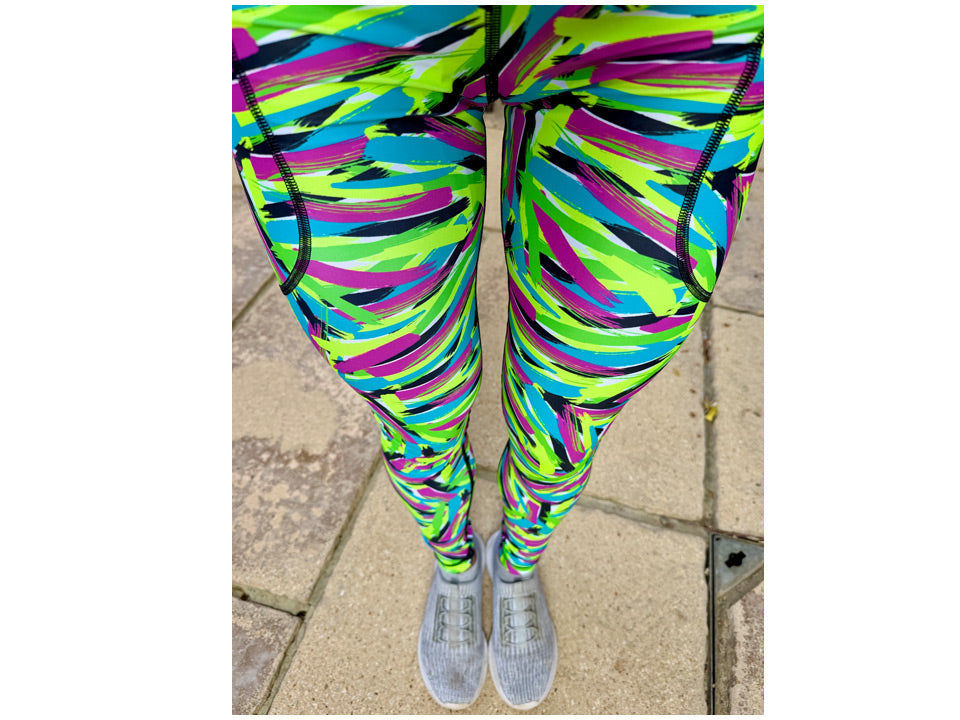 Voltage UV Reactive Running Leggings & Gym Wear | Sturdy By Design