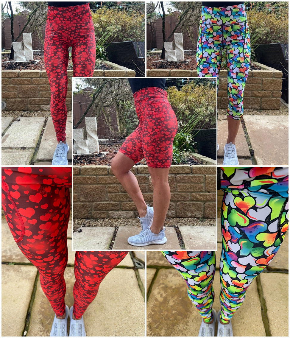 Crazy Love And Cupid Sturdy By Design Leggings