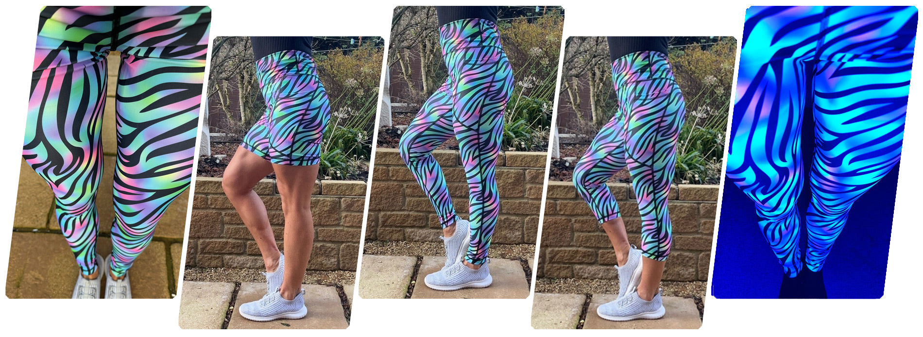 Neon Rave Leggings from Sturdy By Design