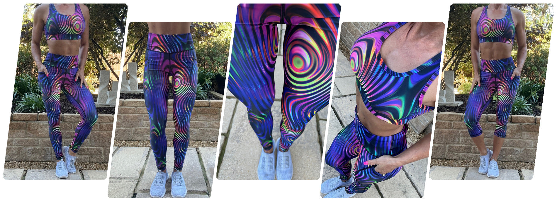 Sturdy By Design Neon Glass Leggings