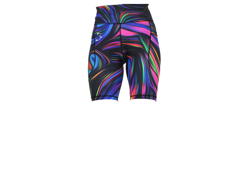 PRE ORDER Paint Swirl Long Shorts with pockets