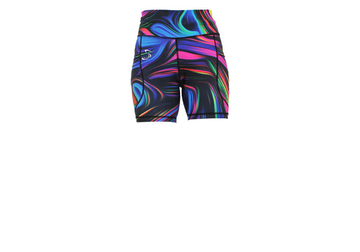 PRE ORDER Paint Swirl Mid Shorts with pockets
