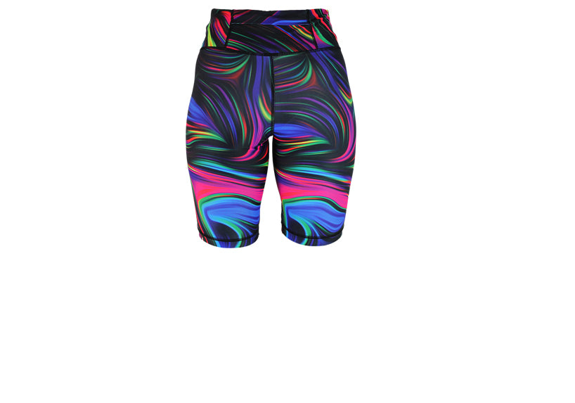 PRE ORDER Paint Swirl Long Shorts with pockets