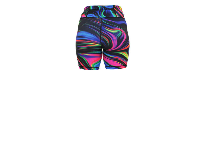 PRE ORDER Paint Swirl Mid Shorts with pockets