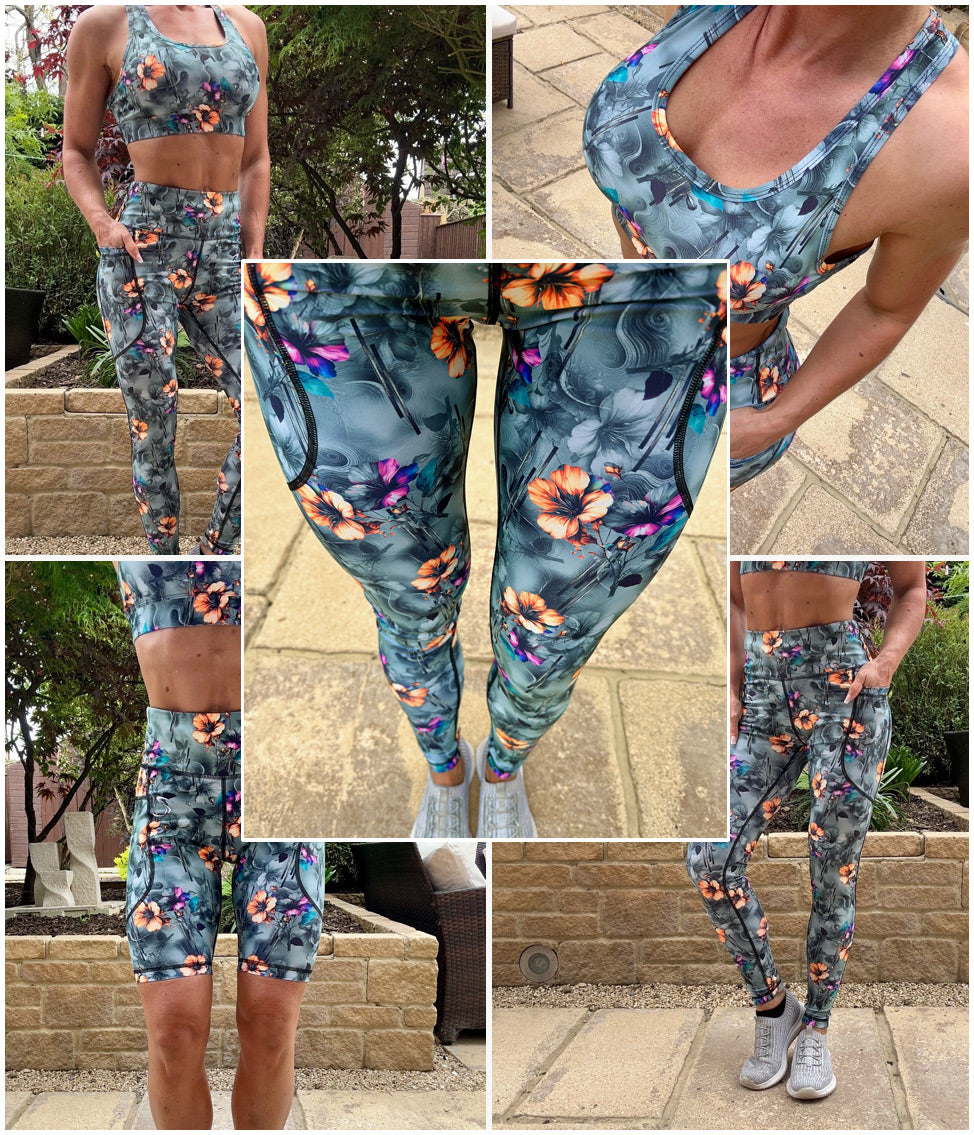 Sturdy By Design Vibrant Echoes Leggings
