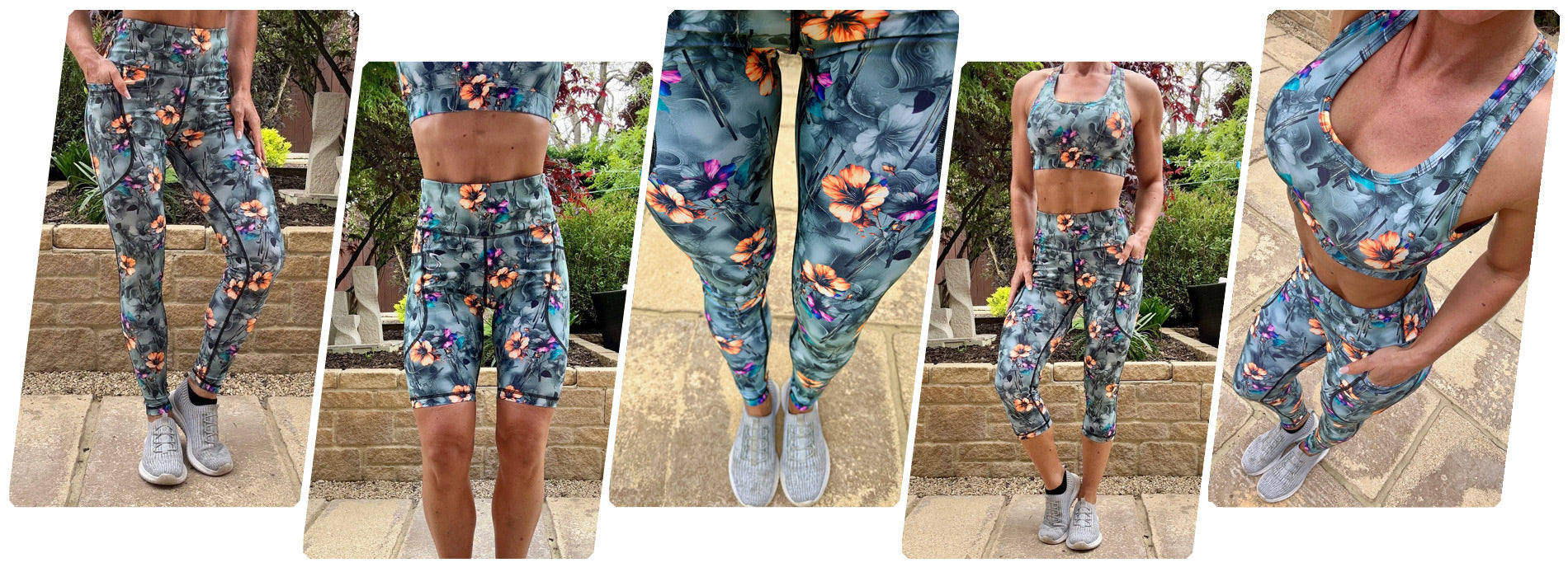 Sturdy By Design Vibrant Echoes Leggings