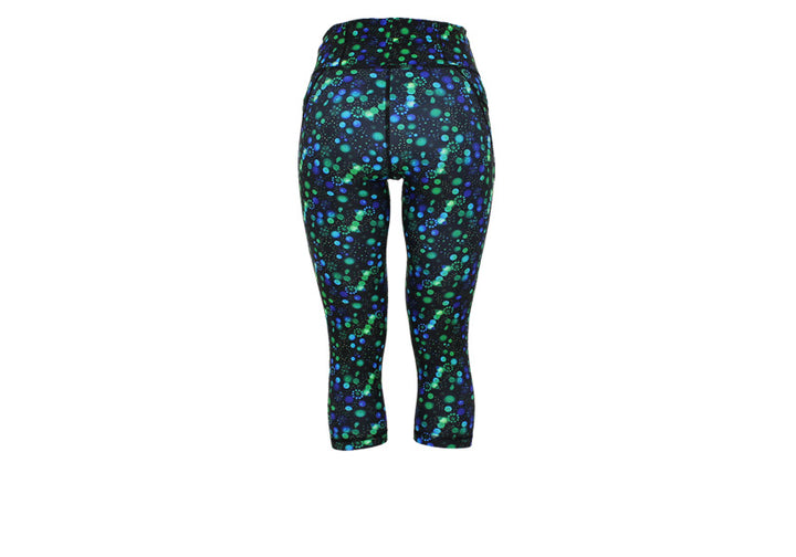 Capri Aqua Fizz Leggings with pockets