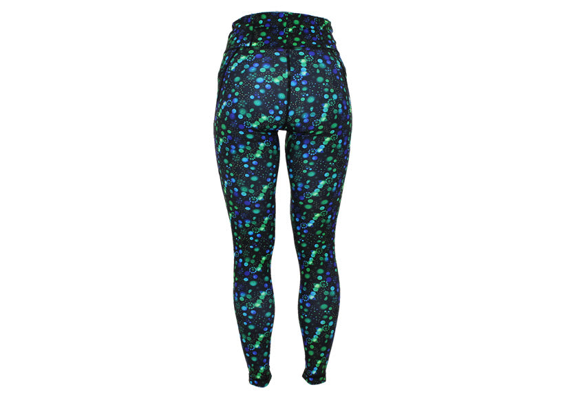 Aqua Fizz leggings with pockets