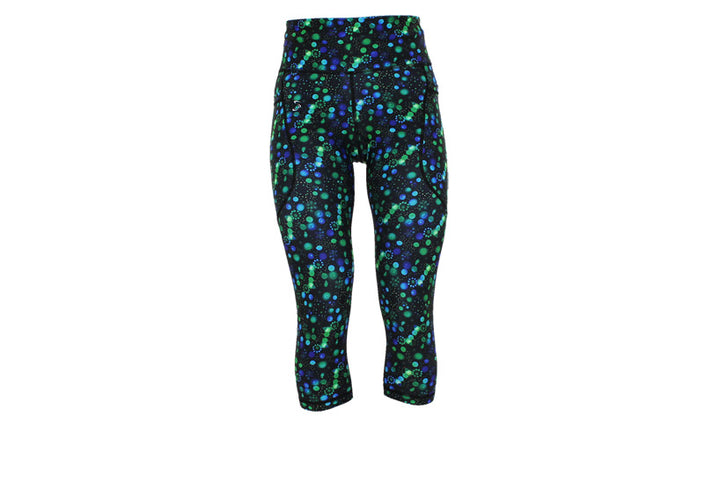 Capri Aqua Fizz Leggings with pockets