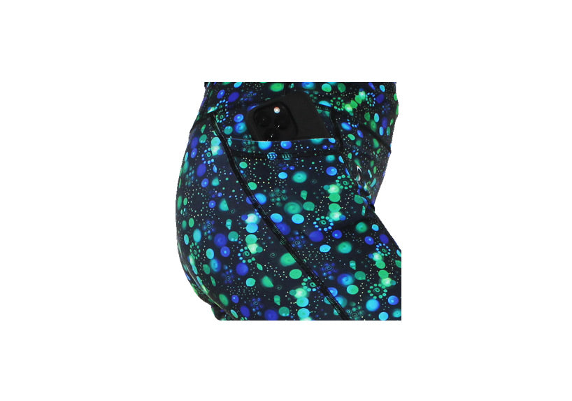 Capri Aqua Fizz Leggings with pockets