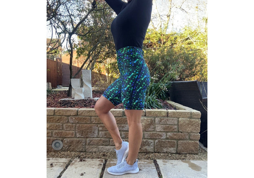 Aqua Fizz Long Shorts with pockets