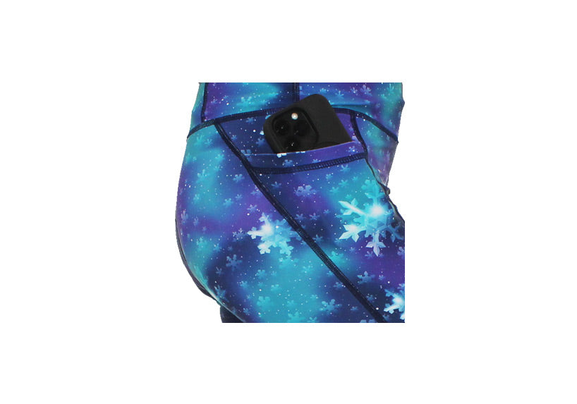 PRE ORDER Arctic Shimmer Long Shorts with pockets