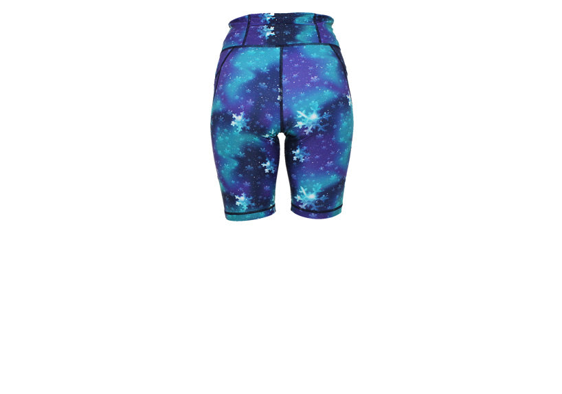 PRE ORDER Arctic Shimmer Long Shorts with pockets