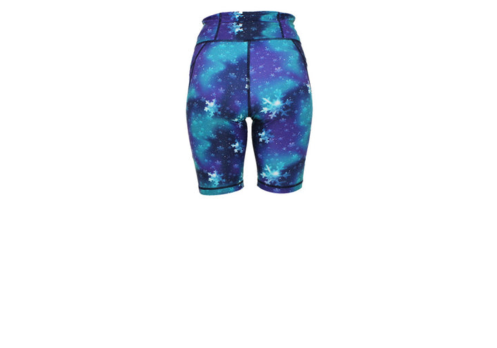 PRE ORDER Arctic Shimmer Long Shorts with pockets