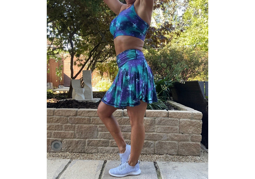 PRE ORDER Arctic Shimmer Skort