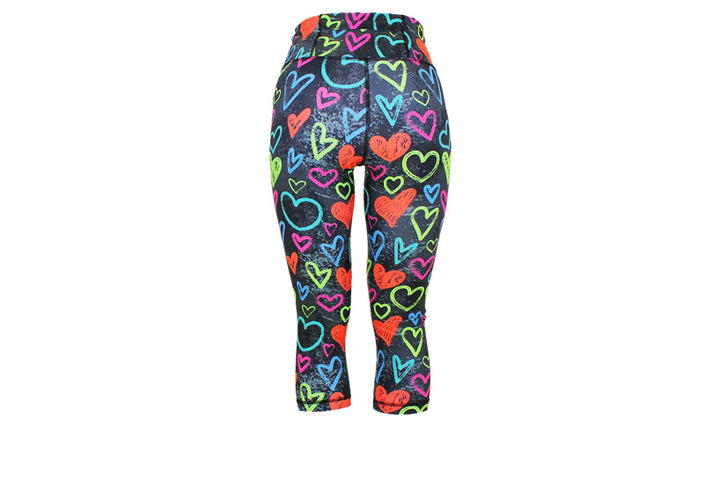 Capri Arty Hearty Leggings with pockets