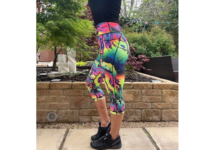 PRE ORDER Capri Aurora Leggings with pockets