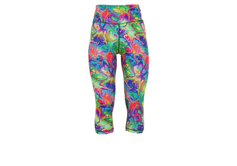 Capri Aurora Vibes Leggings with pockets