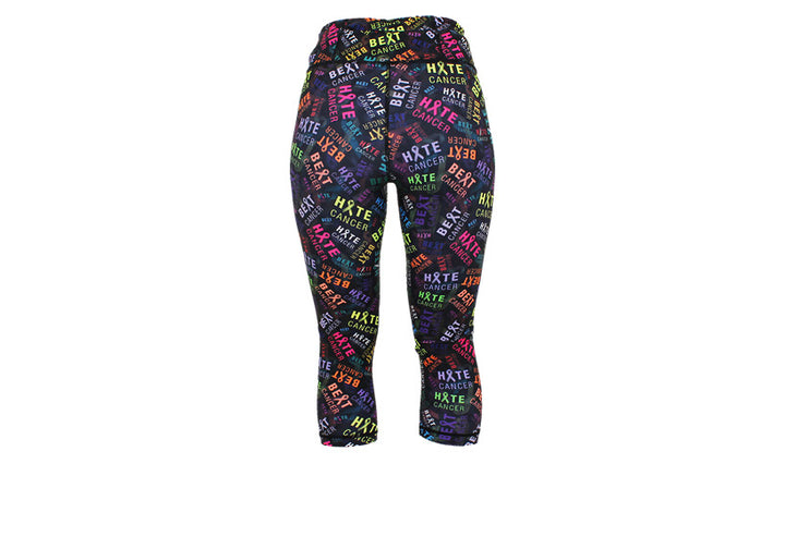 PRE ORDER Capri Beat Cancer Leggings with pockets