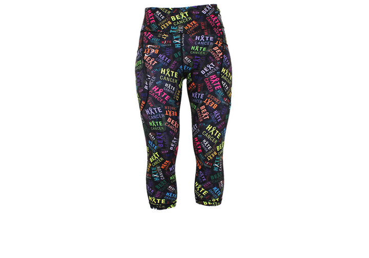 PRE ORDER Capri Beat Cancer Leggings with pockets