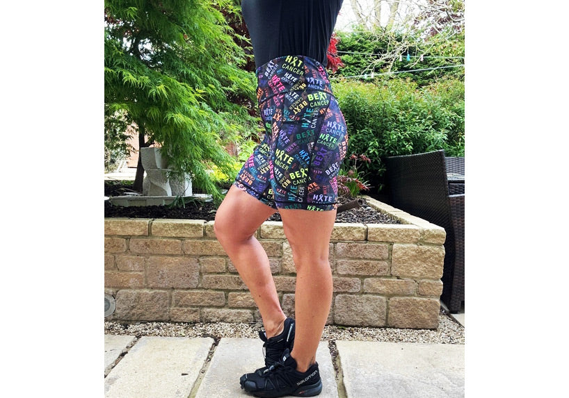 PRE ORDER Beat Cancer Mid Shorts with pockets
