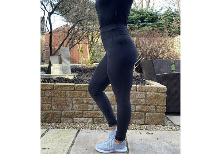 Black Premium Sports Leggings with Pockets