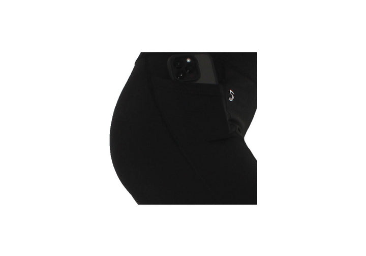 Black Premium Mid Shorts with Pockets