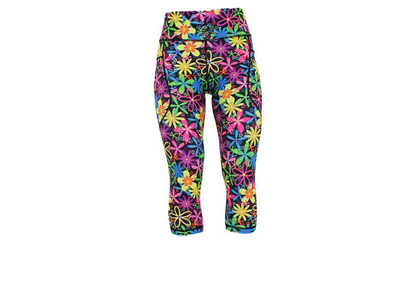 PRE ORDER Capri Blooming Beautiful Leggings with pockets