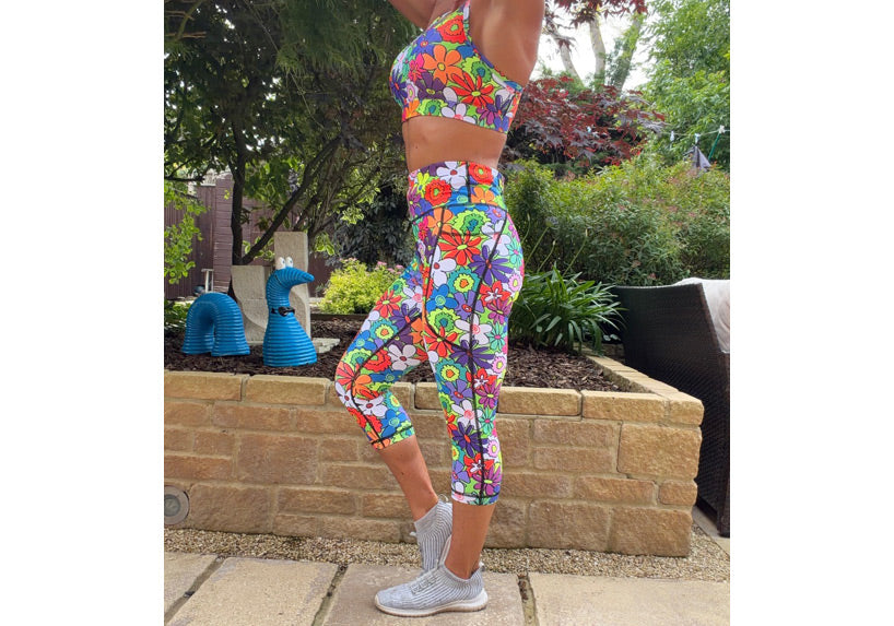 PRE ORDER Capri Bloomzilla Leggings with pockets