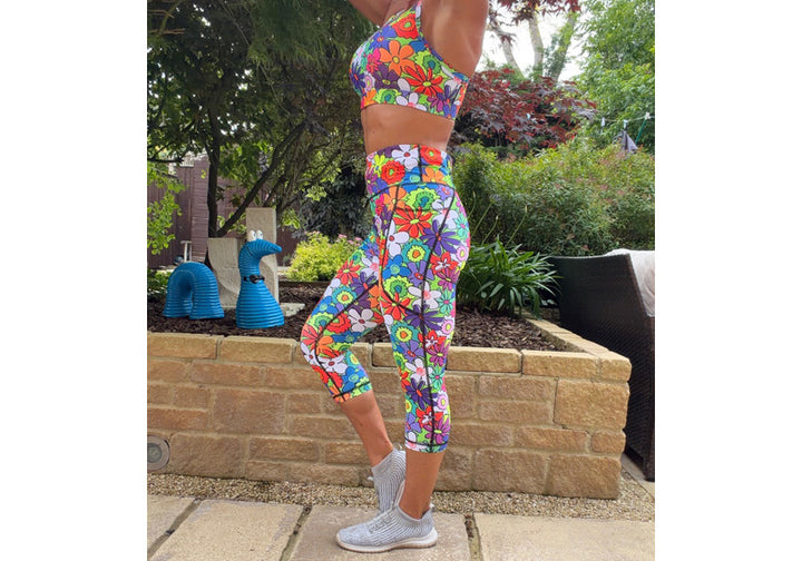 PRE ORDER Capri Bloomzilla Leggings with pockets