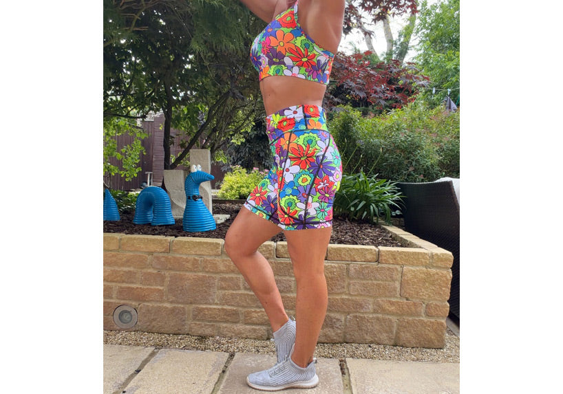 PRE ORDER Bloomzilla Mid Shorts with pockets