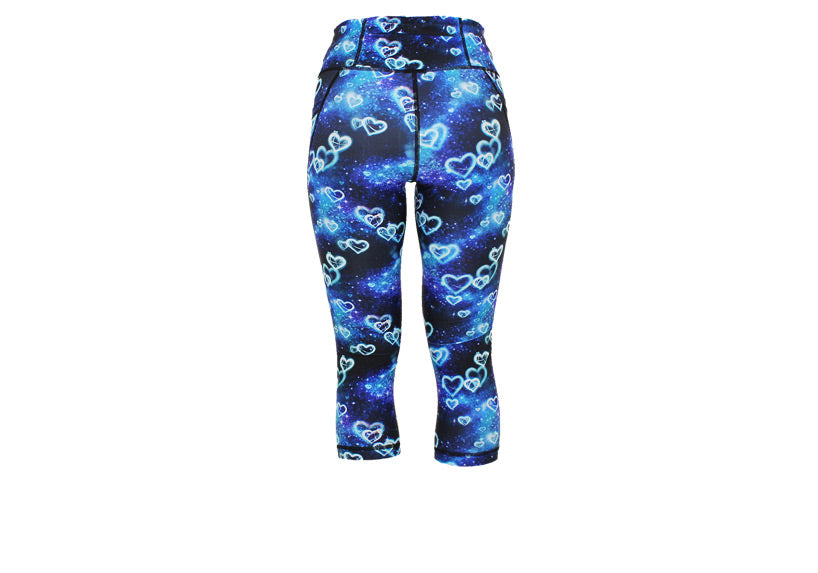 PRE ORDER Capri Blue Galactica Leggings with pockets