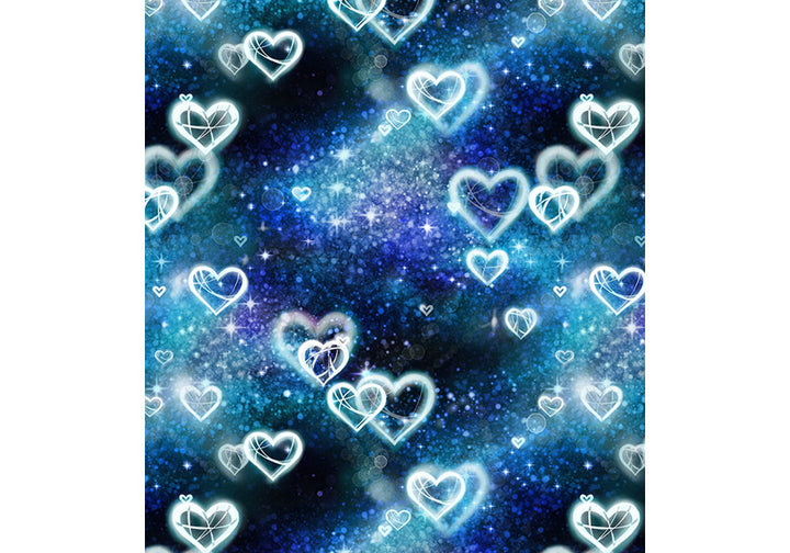 Blue Galactica Long Shorts with pockets