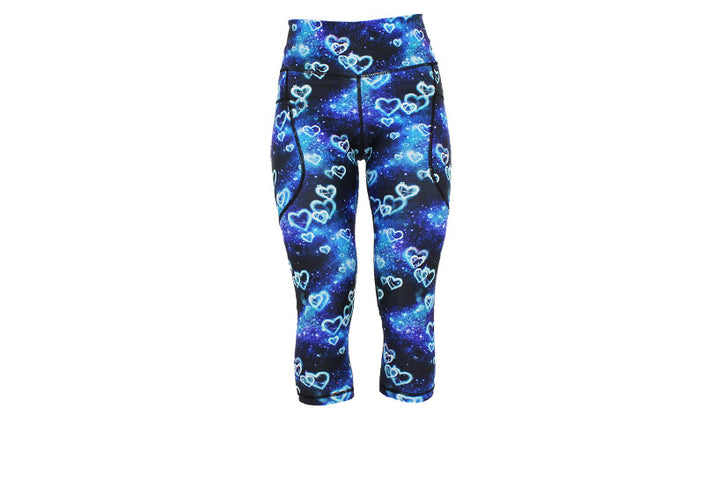 PRE ORDER Capri Blue Galactica Leggings with pockets