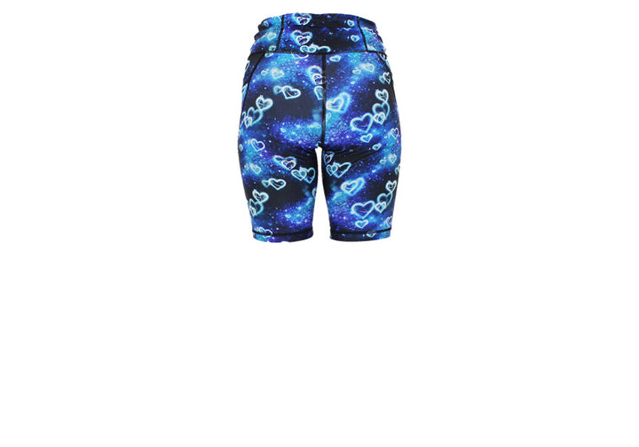 Blue Galactica Long Shorts with pockets