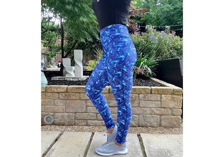 PRE ORDER Blue Lagoon leggings with pockets