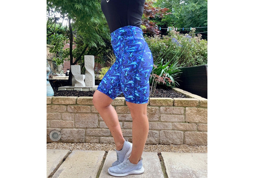 Blue Lagoon Long Shorts with pockets