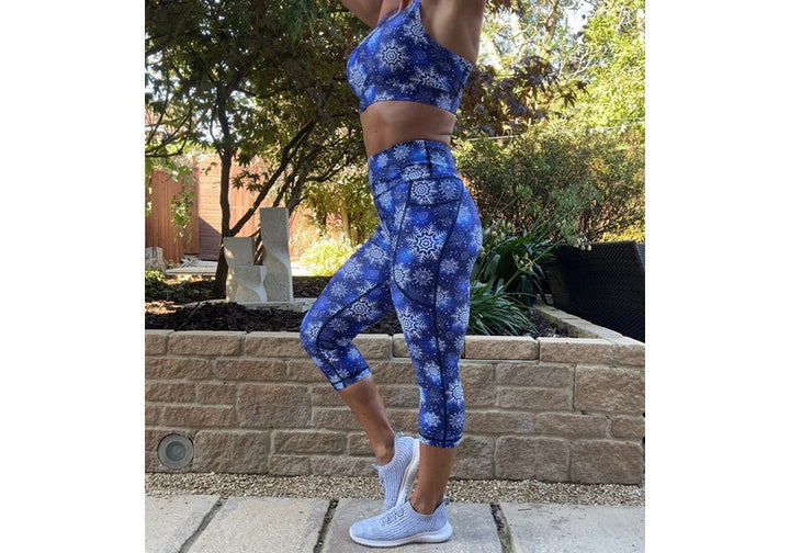 PRE ORDER Capri Blue Frost Leggings with pockets