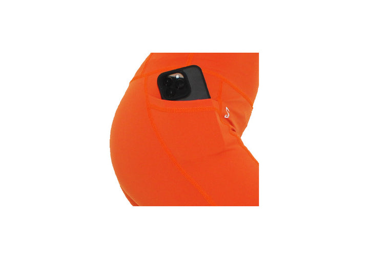Burnt Orange Premium Mid Shorts with Pockets