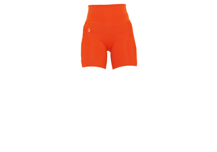 Burnt Orange Premium Short Shorts with Pockets