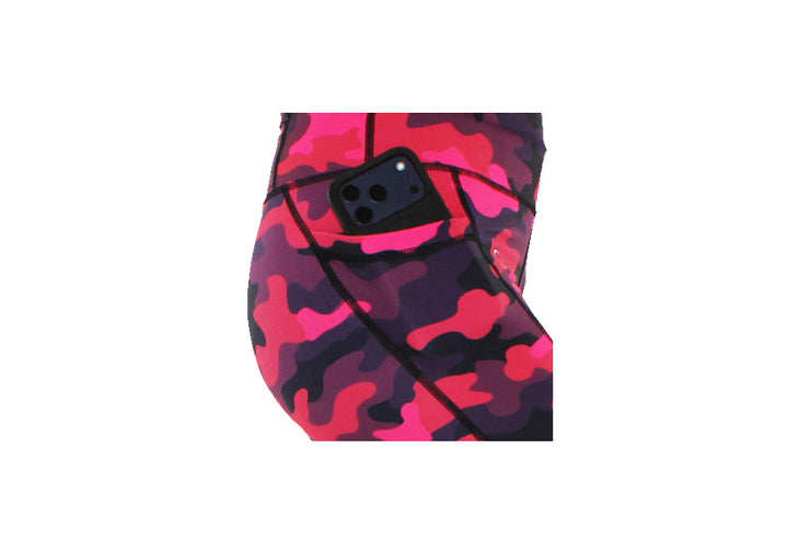 PRE ORDER Camo Crush Mid Shorts with pockets