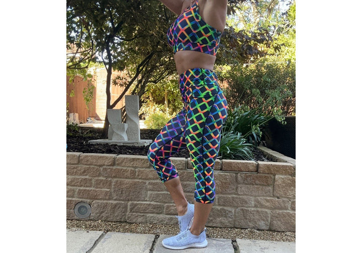 PRE ORDER Capri Chainlink Leggings with pockets