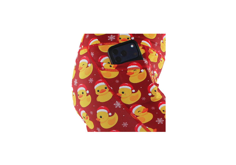 PRE ORDER Capri Christmas Quackers Leggings with pockets
