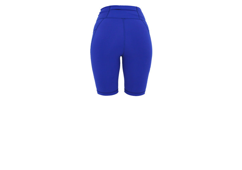Cobalt Blue Premium Long Shorts with Pockets